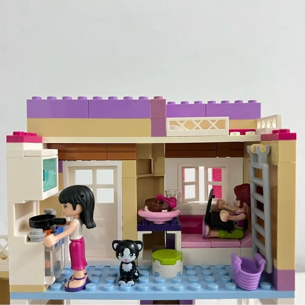 Lego Friends 41108 Heartlake Food Market 100% Complete w/ Manuals ** NO BOX**